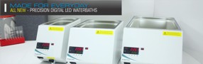 New Precision Digital LED Waterbaths
