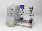 RM4 Rotary Mixer with bottles secured by supplied clamps