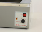 Close up of Ratek WB20 Waterbath control panel